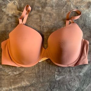 Victoria’s Secret Dusty Rose Pink Lightly Lined Bra with Lace Back Detail
